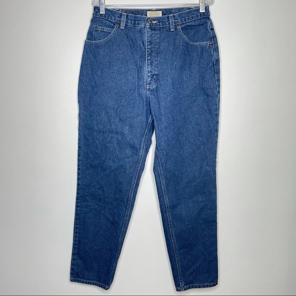 VTG St. John's Bay Denim Cotton High Waist tapered leg Mom Jeans
